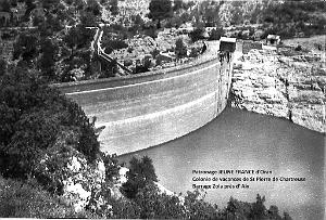 COLO JEUNE FRANCE 1950 barrage Zola pres d'Aix